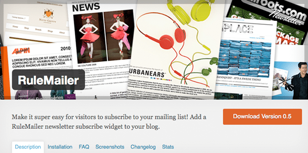 RuleMailer direkt i WordPress