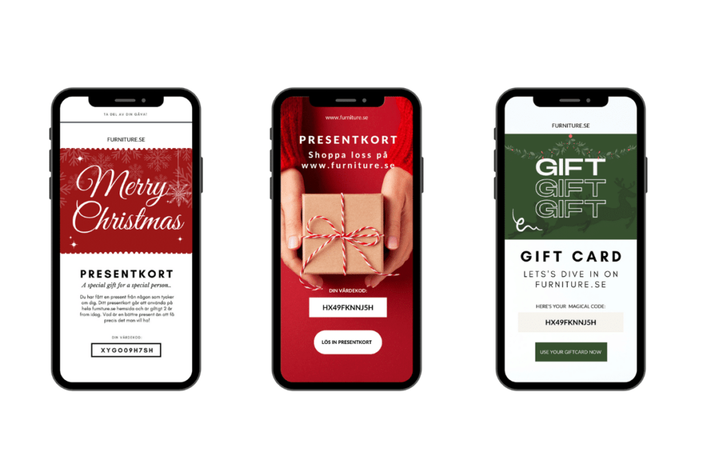 Marketing tips for Christmas digital gift cards