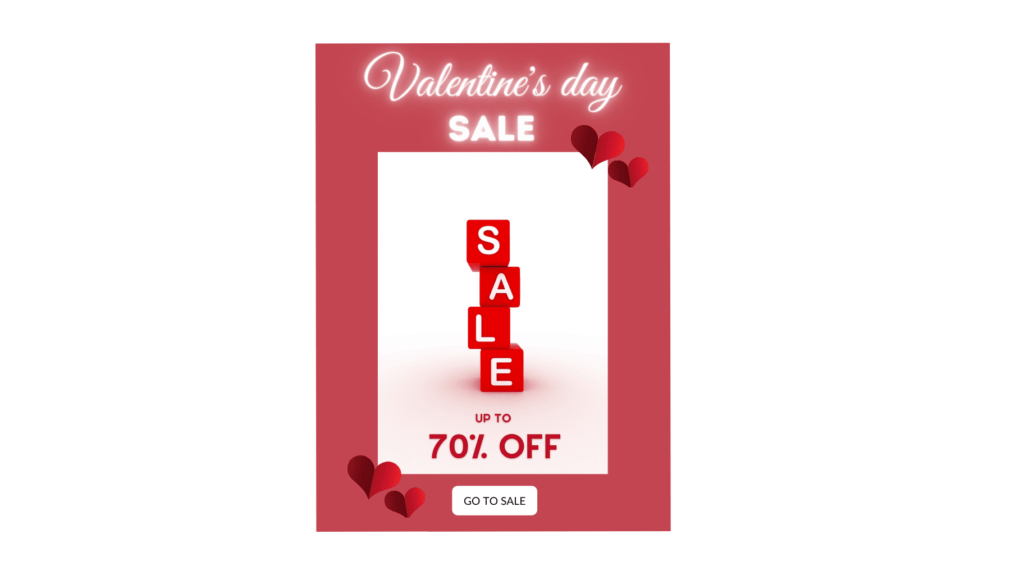 Valentine's Day sale