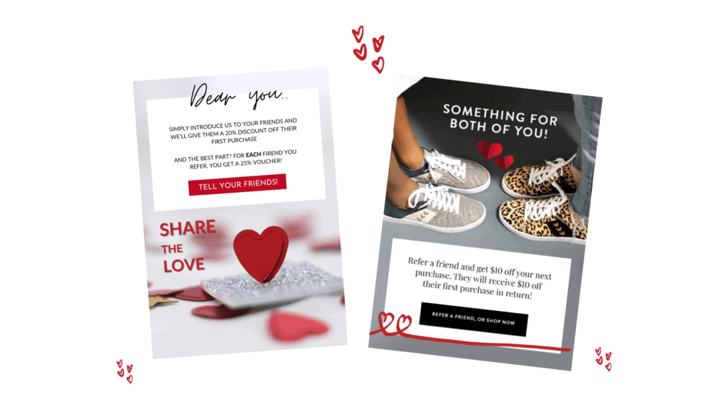 referral marketing Valentine's Day