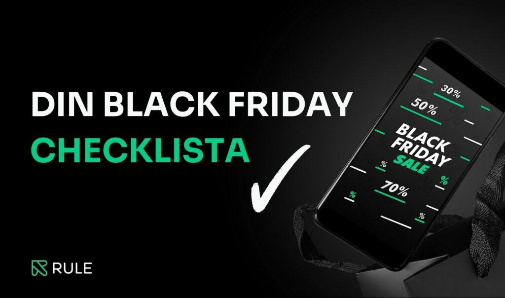 Black friday checklista