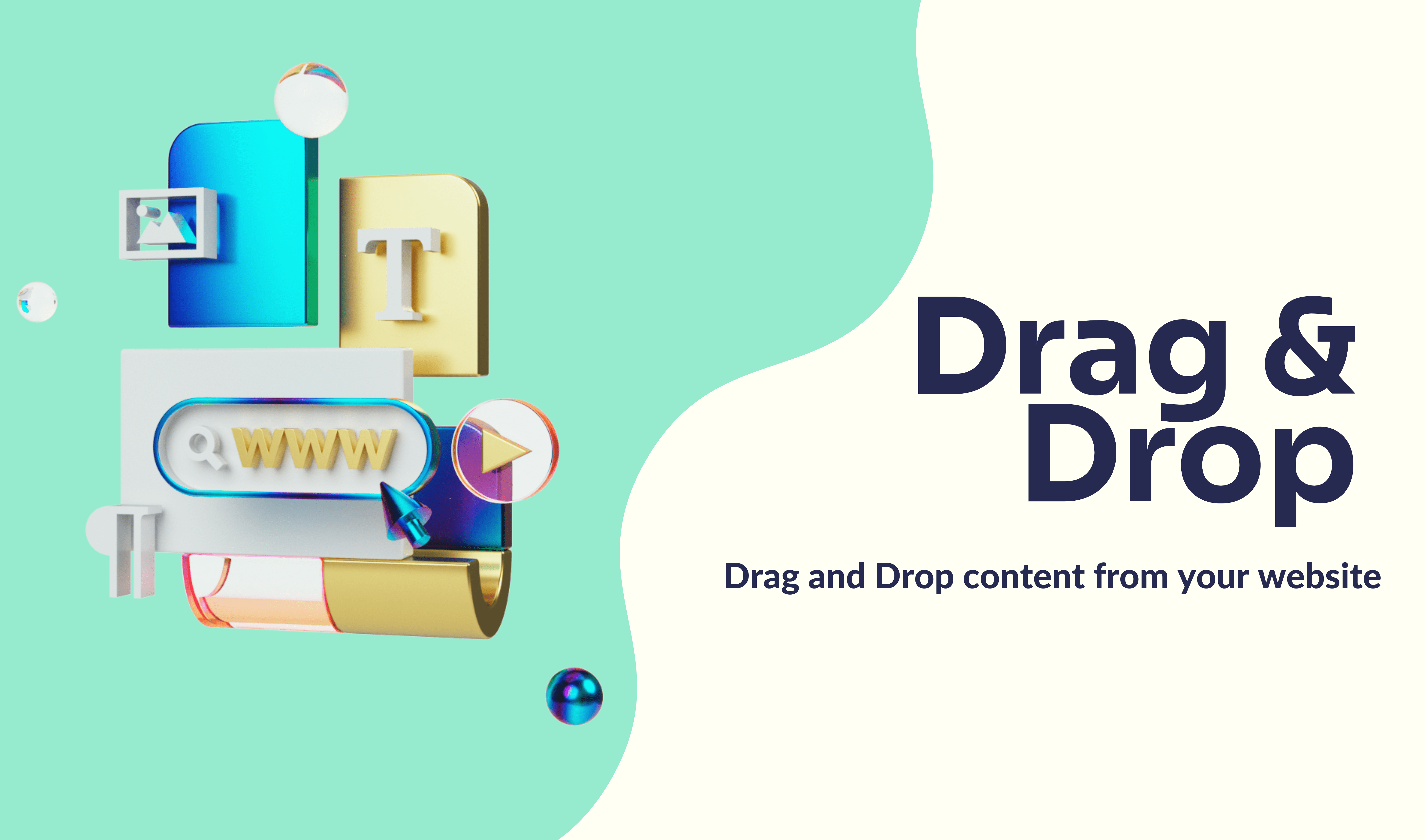 Drag and drop