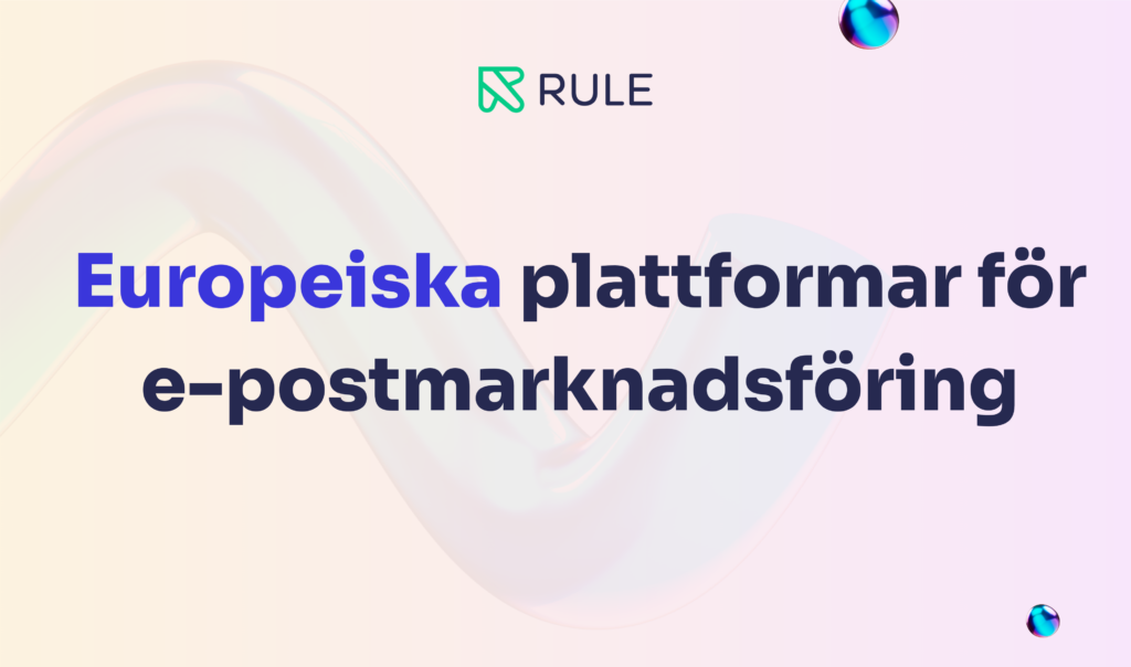 Europeiska plattformar för e-postmarknadsföring