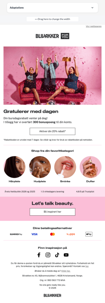 Blivakker.no email