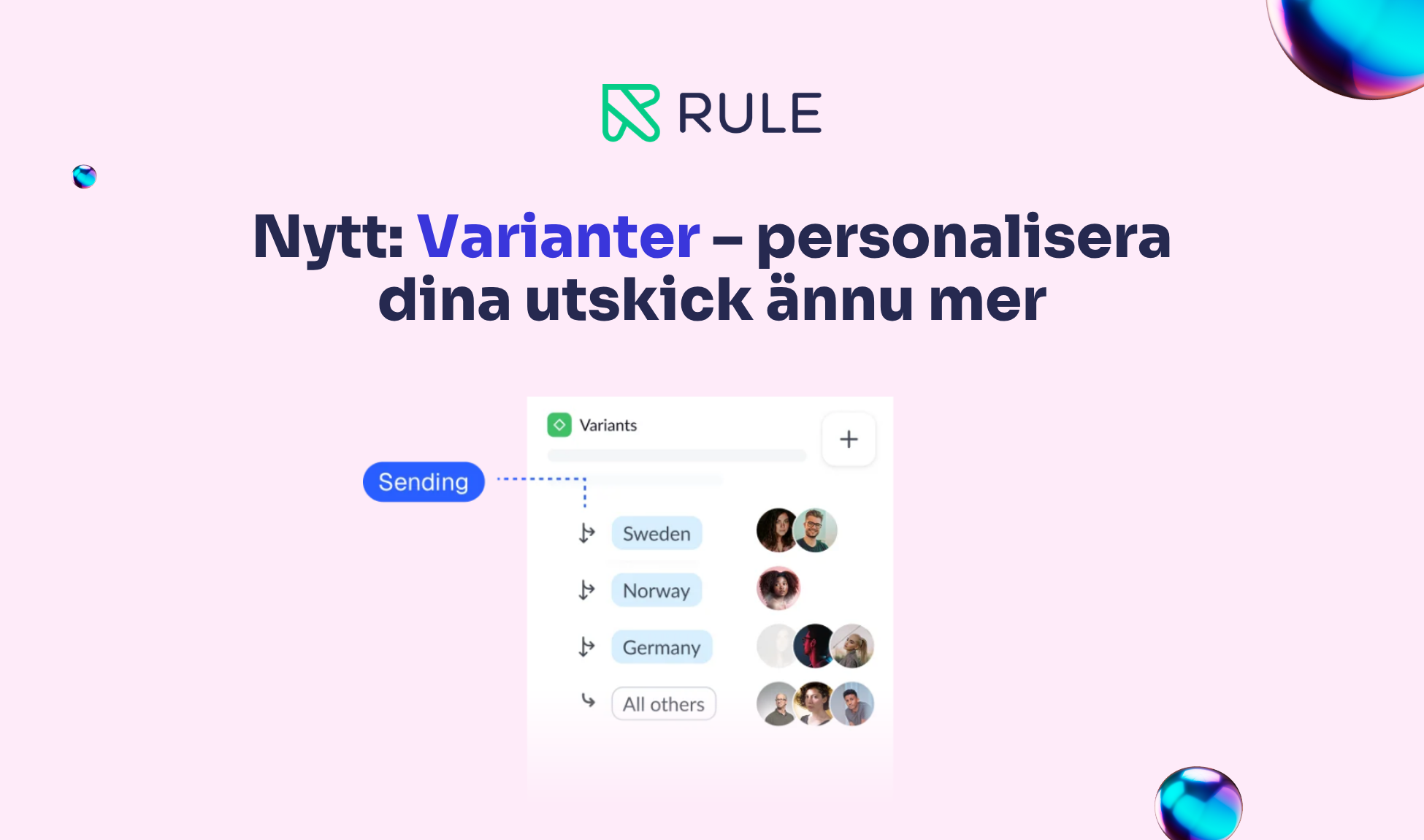 nytt i rule - varianter