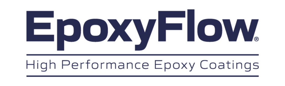 Epoxy flow logo blue
